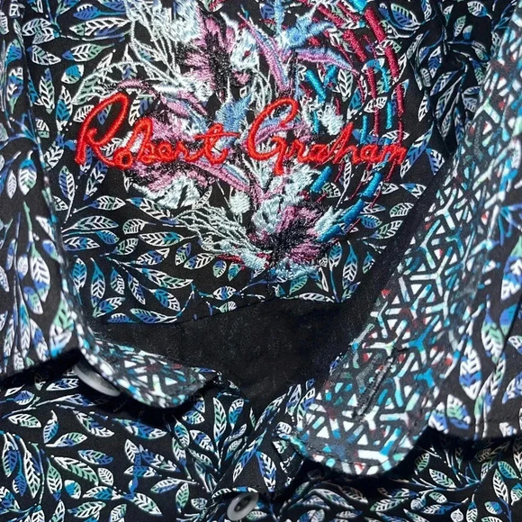 Nwt vintage robert graham button up vtg - Picture 4 of 4